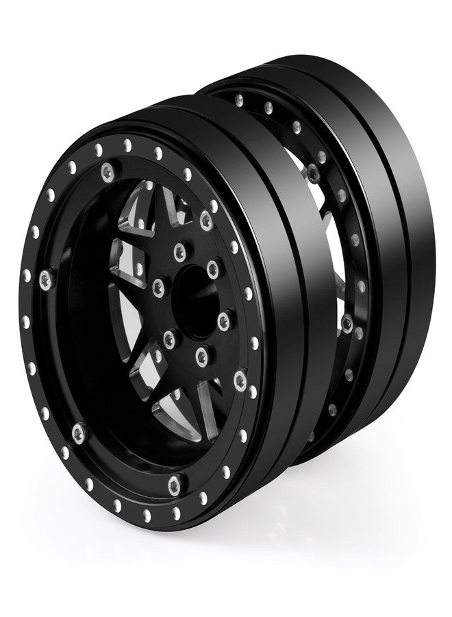 Benedict Harry RC 2.2" Dually Beadlock Wheels 4PCS Aluminum RC Twin Wheel Set For 1/10 RC SCX10 TRX-4 TRX6 G63 6-Wheel 1/10 RC Hauler Crawler Truck Car Upgrade - Image 1